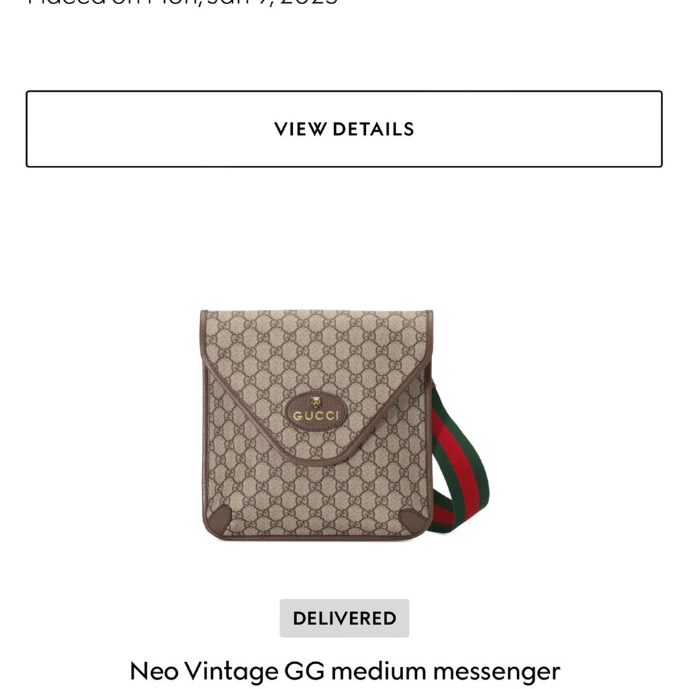 In excellent shape cross body Gucci bag only used 5 times